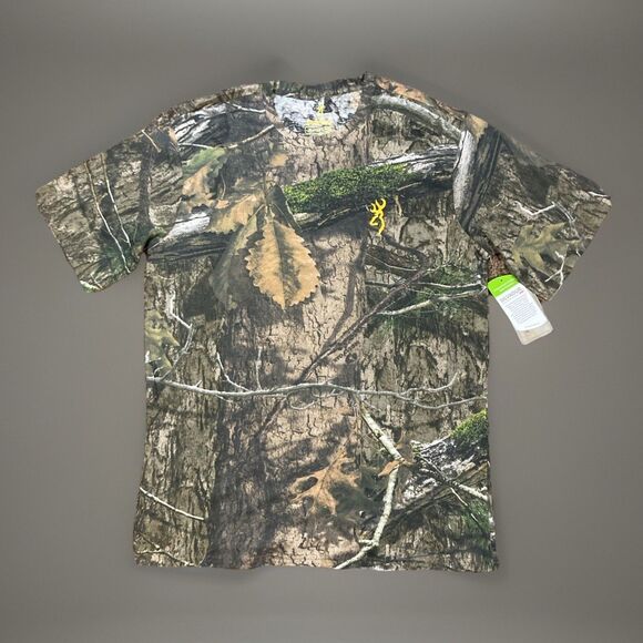 NWT Browning Wasatch Mossy Oak SS Hunt Outdoor Men's Shirt Size Medium - Picture 1 of 8
